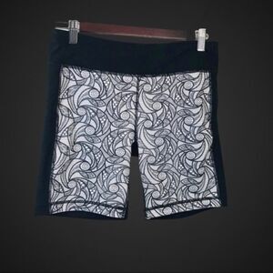 Ki Pro Shorts Black White Athletic Cycling Y